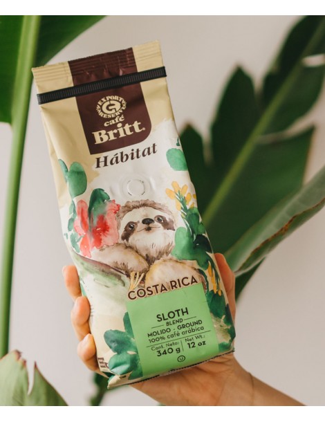 Café Britt® — Costa Rican Habitat kafijas komplekts (12 oz.) (3 iepakojumi) (Sloth, Lapa & Cariblanco) — kafijas pupiņas, arabikas kafija, košers, bez lipekļa, gardēdis un vidēji gaišs un tumšs grauzdējums